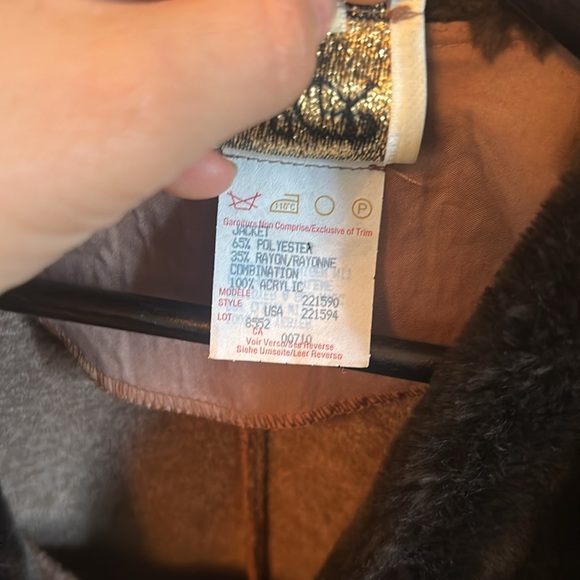 Creations Joseph Ribkoff Tailored Jacket Sze 14 – Faux Fur Collar Made in Canada - Picture 4 of 6